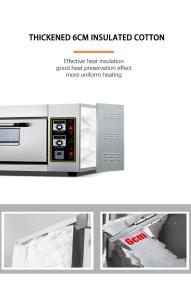 China Durable Stainless Steel Commercial Electric Pizza Oven Kitchen factory