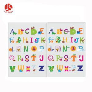 China Interesting Letters Game Printed Plastic Placemat for Kids Usage factory