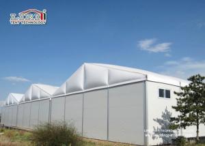China White Clear Span Motorcycle Storage Tent / Industrial Outdoor Warehouse Tents factory