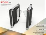 RFID Automatic Flap Barrier Gate 304 Stainess Steel Security Access Control