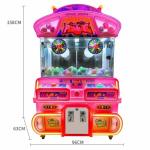 Coin Operated Doll Machine Toy Vending Arcade Clamp Prize Game Machine Clip Gift