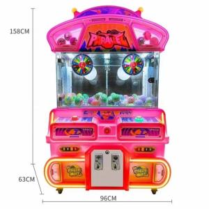 China Operated system Coin Uoperated Claw Machine Arcade Double People Clip Prize Machine factory
