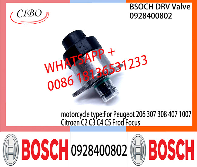 BOSCH DRV Valve 0928400802 Control Valve 0928400802 For Peugeot 206 307 308 407 1007 Citroen C2 C3 C4 C5 Frod Focus