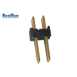 LCM Brass PBT LCP Male Header Connector Dual Row UL94V-0 Gold Flash