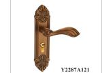 Dummy Bathroom AC Finish Zinc Alloy Door Handle Reversible