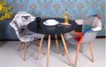 Adjustable Height Dining Table and Chair Set for Solid Wood Restaurant Furniture
