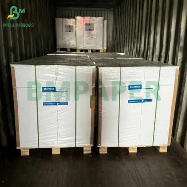 70gsm 75gsm High Whiteness C1S Glossy High Wet Strength Paper For Making Can Labels 