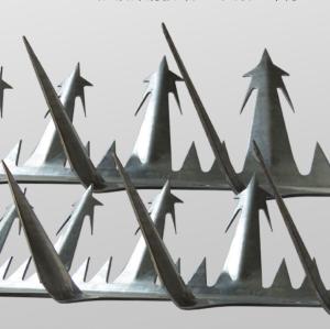 China Anping TLWY Razor Sharp Fence Security Spikes Thickness 2mm factory
