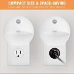Warm White 0.5W AC120V Plug In Motion Sensor Light For Kids Energy Efficient