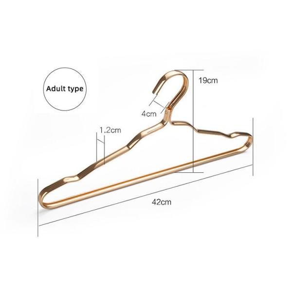 China Multifunctional Aluminum Alloy Clothes Hanger Non Slip Metal factory