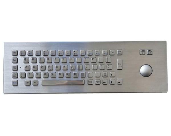 IP65 / IK07 Industrial Keyboard Stainless Steel Explosion Proof With 38mm