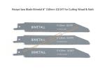 Recipe Saw Blade Bimetal 6" 150mm 10/14T for Cutting Wood & Nails,Reciprocating
