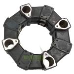 50A Construction Machine Excavator Spare Parts Black Coupling