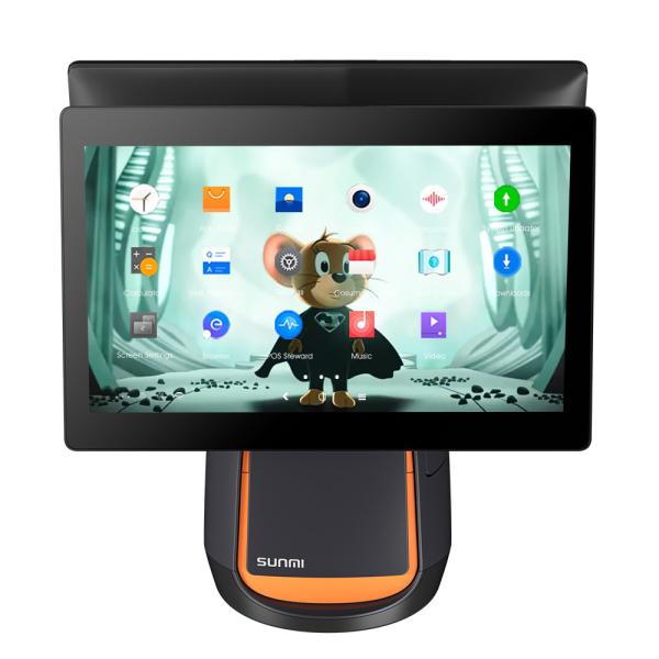 China Shopping Mall 15.6 Inch 2GB+16GB Android Tablet POS System With Printer factory