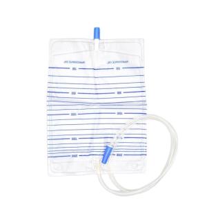 China Medical Urology Disposable Products 2000ml Adult Urine Collector Bag factory