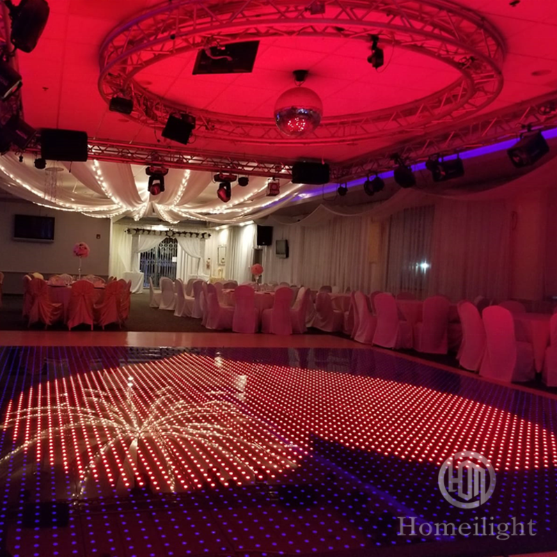 Portable LED Video Dance Floor for Party Night Club Stage Church SMD5050 RGB 3 in 1