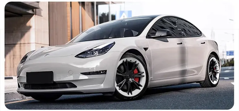 Wheel Hub Cover Cap for Tesla Model 3 Y Modified Protective Cover Decorative Accessories Non-Destructive Installation