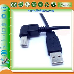 China Premium USB AM TO BM ,Angle AM TO BM Cable factory