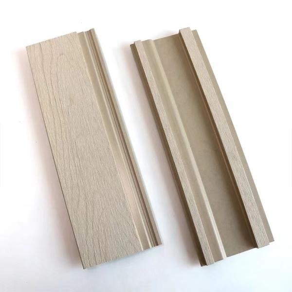 Non Slip WPC Wall Panel Exterior Salt Resistant Composite Wpc Exterior Cladding