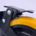 Medium Duty Brake 100mm Polyurethane Industrial Caster Wheel