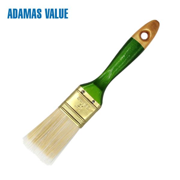 Tapered brush,flat paint brush,wooden paint brush handles with synthetic