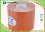 Waterproof Cotton Kinetic Kinesiology Tape , Elastic Athletic Tape For Sports
