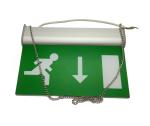 3 Hours Rechargeable Battery Operated Double Sided Emergency Exit Sign