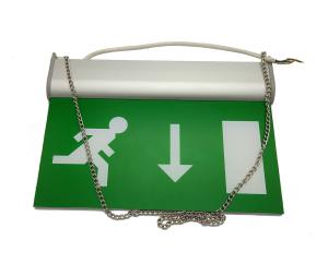China IP20 CE Approval Running Man Emergency Exit Signs 3 Hours Battery Operated factory