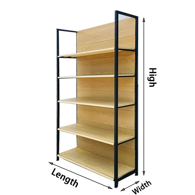 Q235 Cold Rolled Steel Luxury Display Shelves Commercial Supermarket Rack