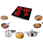 23'' Ceramic Glass Classy Cook 4 Burner Electric Stove Top