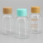 30ml PET Clear Plastic Bottle Mini Round Travel Lotion Essence Spray Cosmetic
