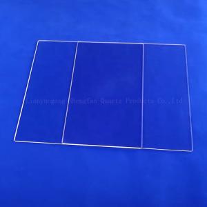 China UV High Light Transmission Corrosion Resistant Square Quartz Glass Sheet factory