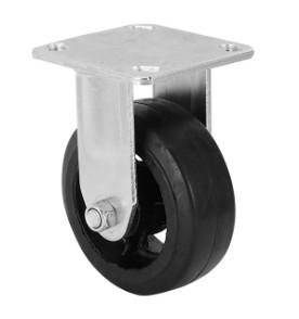 China 4 Inch Heavy Duty Castors Rubber Caster Wheels Iron Casters factory