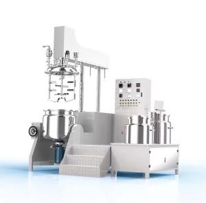 China Lotion Vacuum Emulsifying Machine Cosmetic Petroleum Body Cream Vacuum Emulsifier Mixer factory