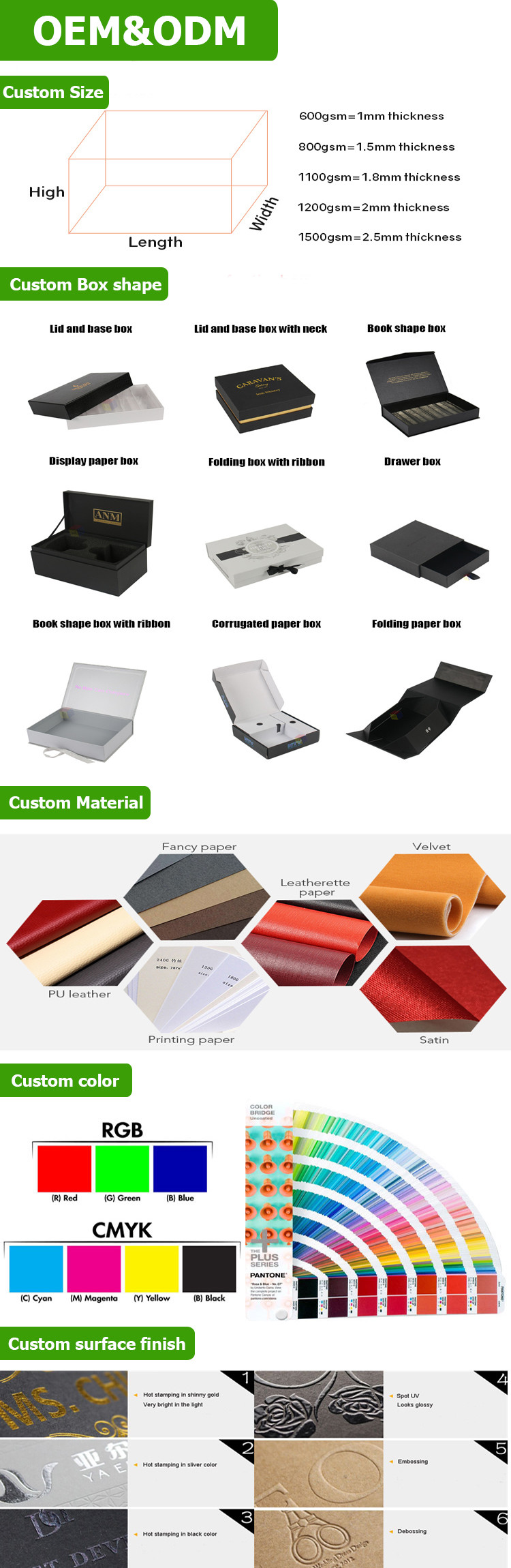 Sliding Drawer Cosmetic Packaging Box Customization Essential Oil Packaging Boxes
