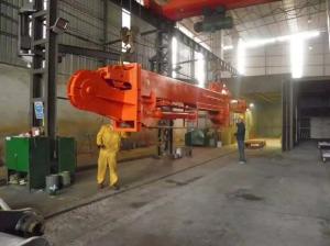 China Cat320 CAT330 Excavator Telescopic Boom Outstretched Arm For Depth Digging / Subway Construction factory