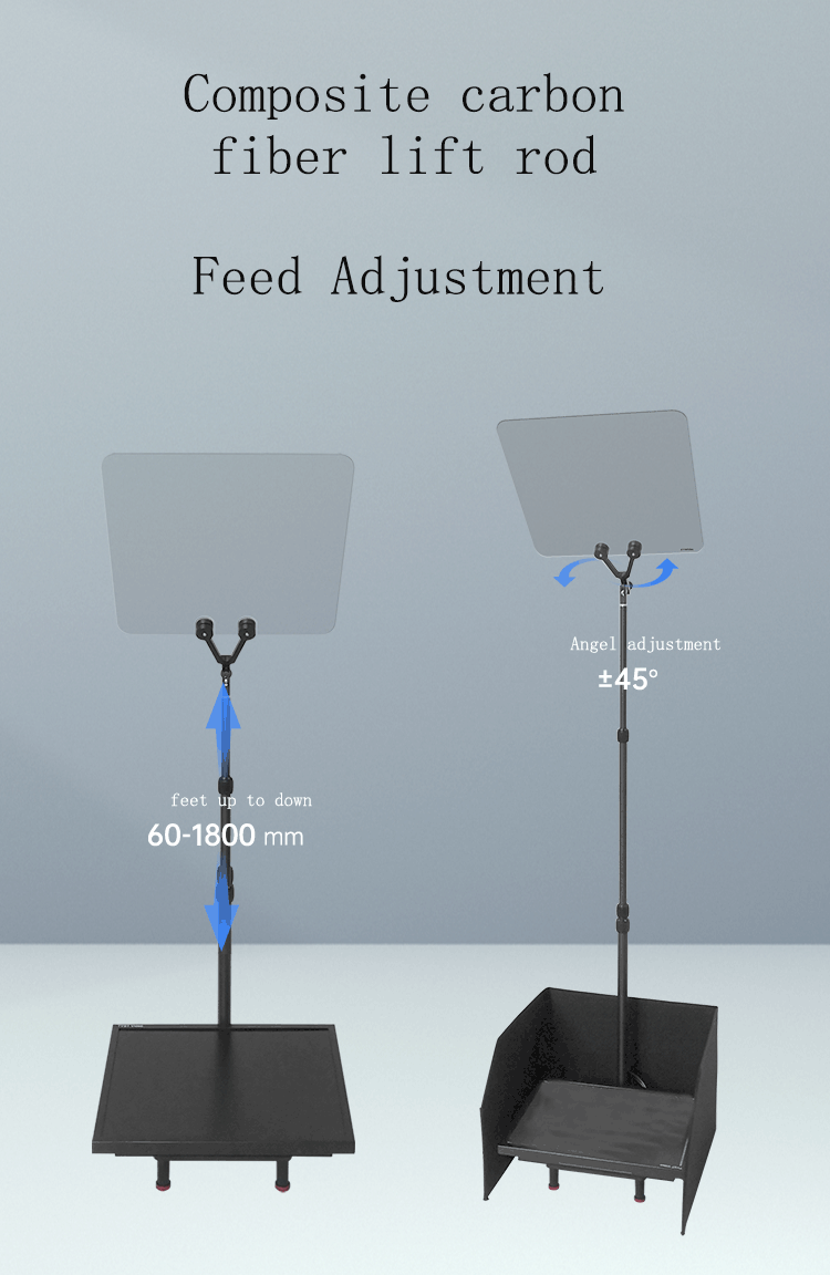 17 Inch Super Conference Hall Meeting Speech Teleprompter Private Mold Built-in Prompter