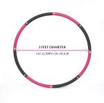 PP 2lbs Weighted Hula Hoop For Beginners Home Workouts Gym