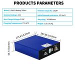 202ah Lifepo4 Storage Battery 3.2V Prismatic For ESS Electric Vehicle