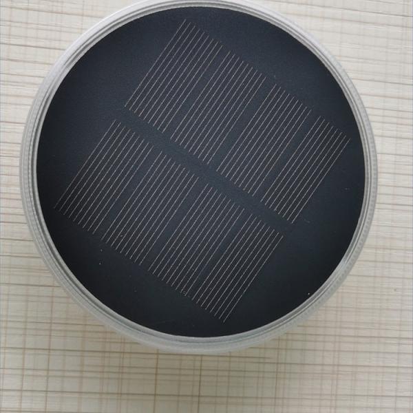 Solar Ground Lights, 8 LED Outdoor Solar Disk Lights, Waterproof In-Ground