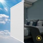 Home Blackout Fold Up Cellular Fabric Cordless Pleated Window Blinds