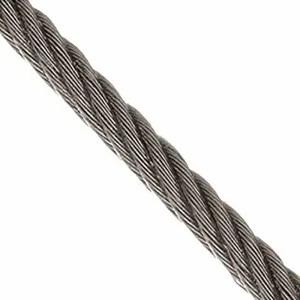 China 6*36 Steel Wire Rope 13mm Electro Galvanized Steel Cable Tolerance ±1% C Content % 0.08 for Heavy-Duty Material Handling factory