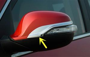China Chery Tiggo5 2014 Auto Body Trim Parts , Custom Side Mirror Chrome Garnish factory