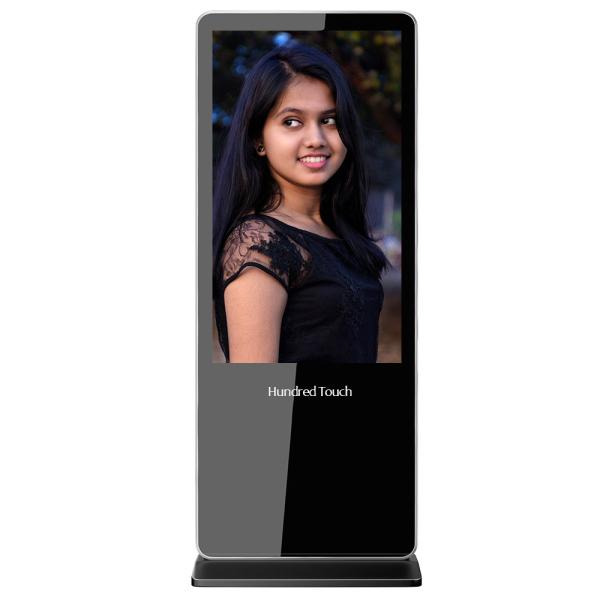 Freestanding 32 Inch Android Advertising Digital Posters With Infrared Touch USB