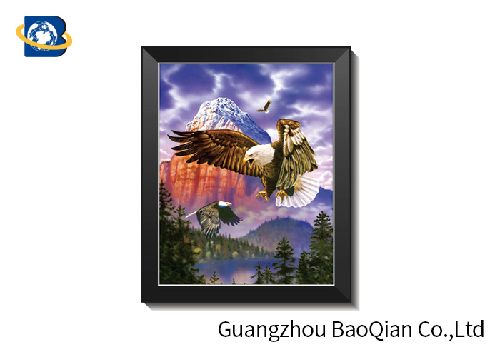 0.76mm Thickness 3D Lenticular Poster For Holiday Decoration And Gift