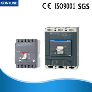 China High Breaking Capacity MCCB Circuit Breaker 3P / 4P AC 400V Coil Voltage factory