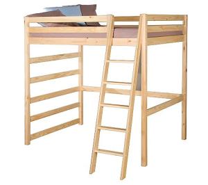 China modern bunk bed pine wood factory
