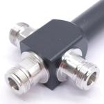 High Power Splitter 698-4000MHz N F in Grey Ultra Wideband 2/3/4 Way Low Pim