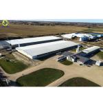 Industrial Steel Structure Building Workshop with Sliding Door and Low Carbon