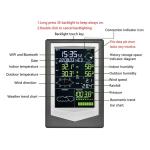Outdoor Compact Weather Station With Color Screen Display And Wind Direction